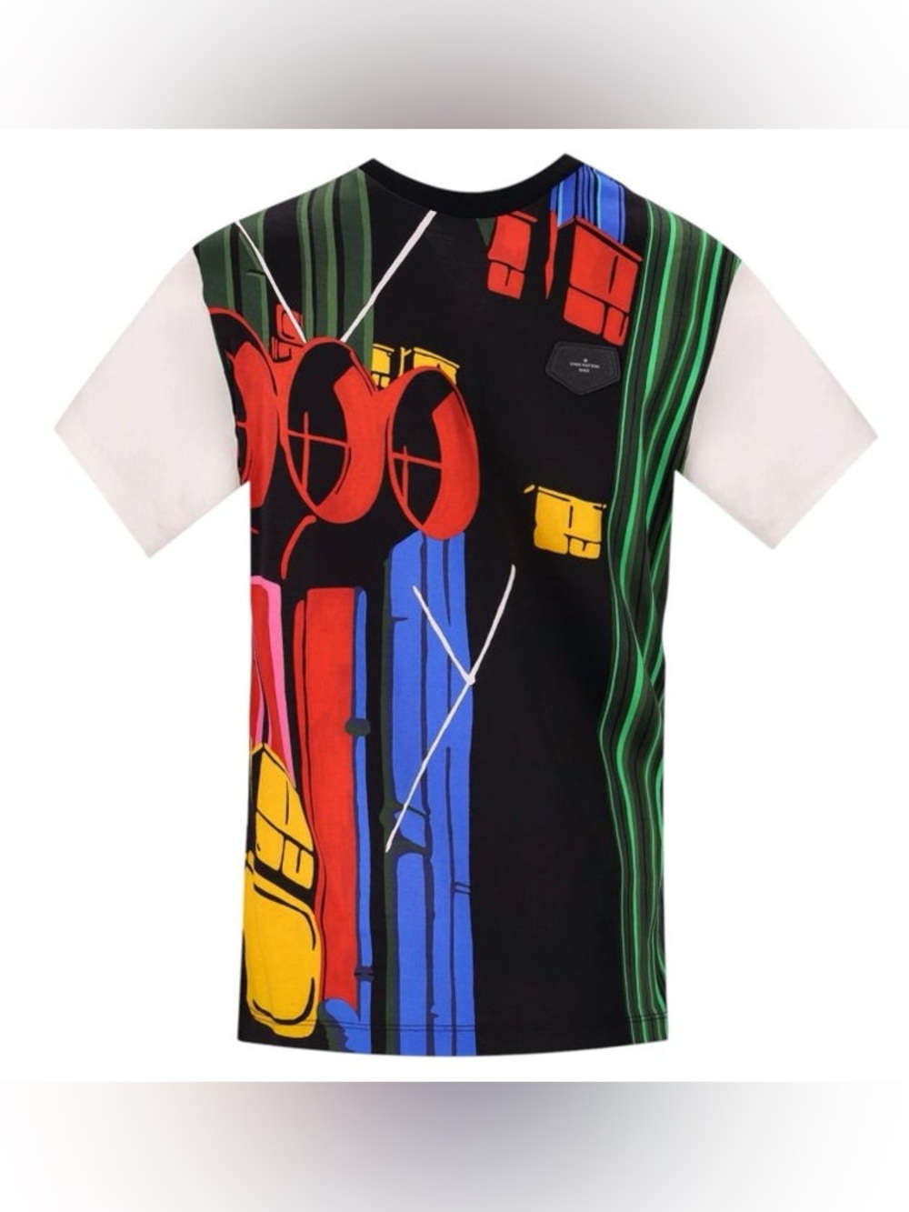 Louis Vuitton 2019 'Caeda Pompidou Souvenir' Cotton T-Shirt size S